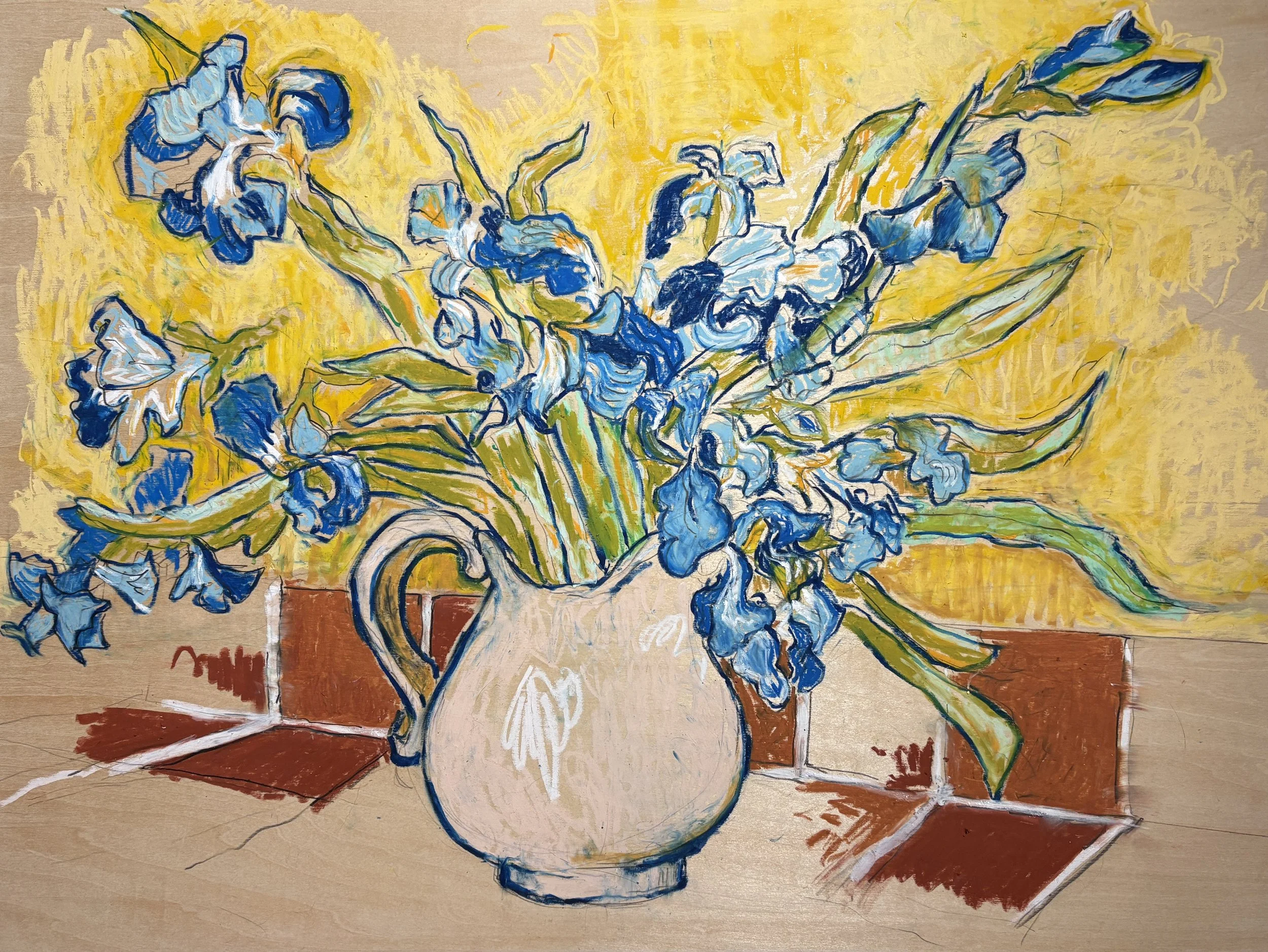 'Irises' - Sold