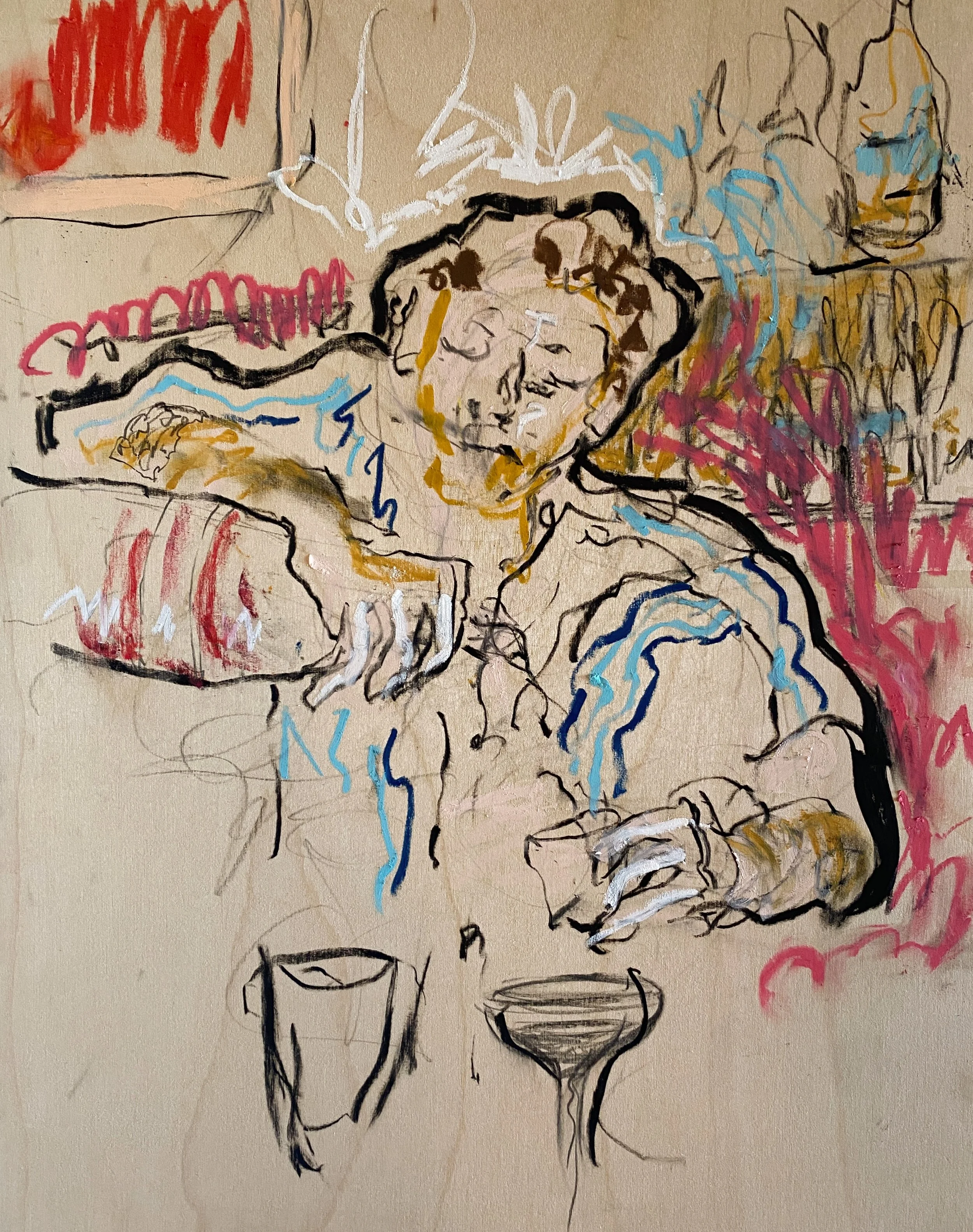 'Bartender' 14x11" - Sold