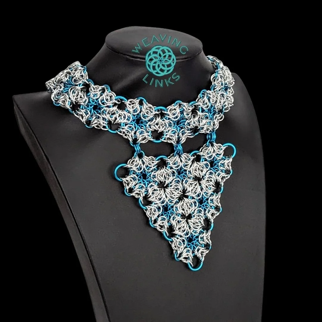 Hexagon Swirl Necklace