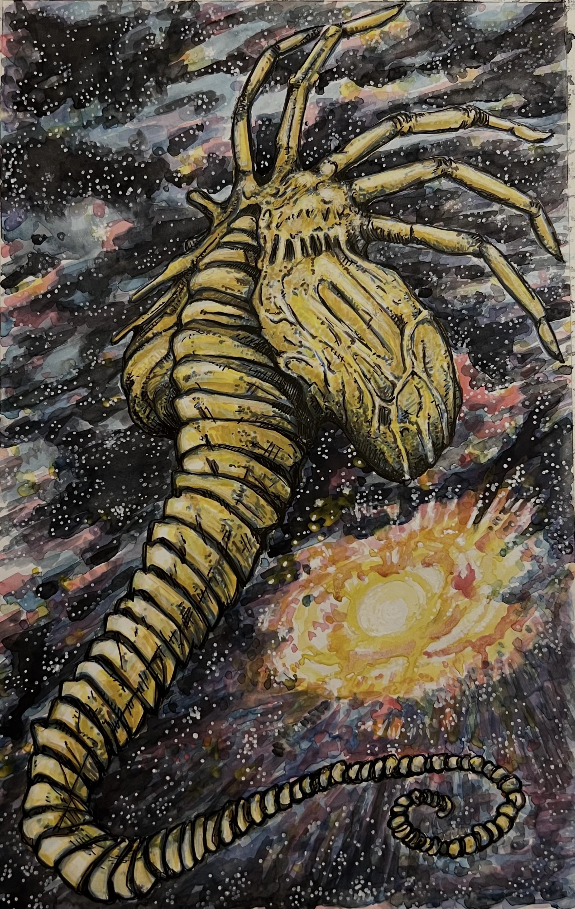 Face Hugger In Space