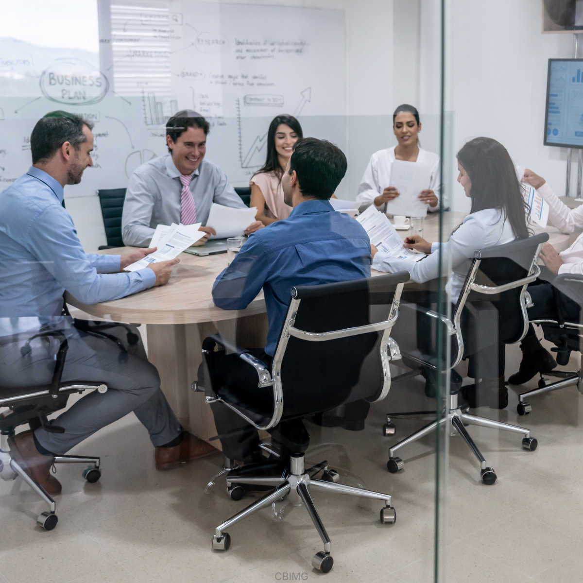 Fractional CMO meeting with industrial team