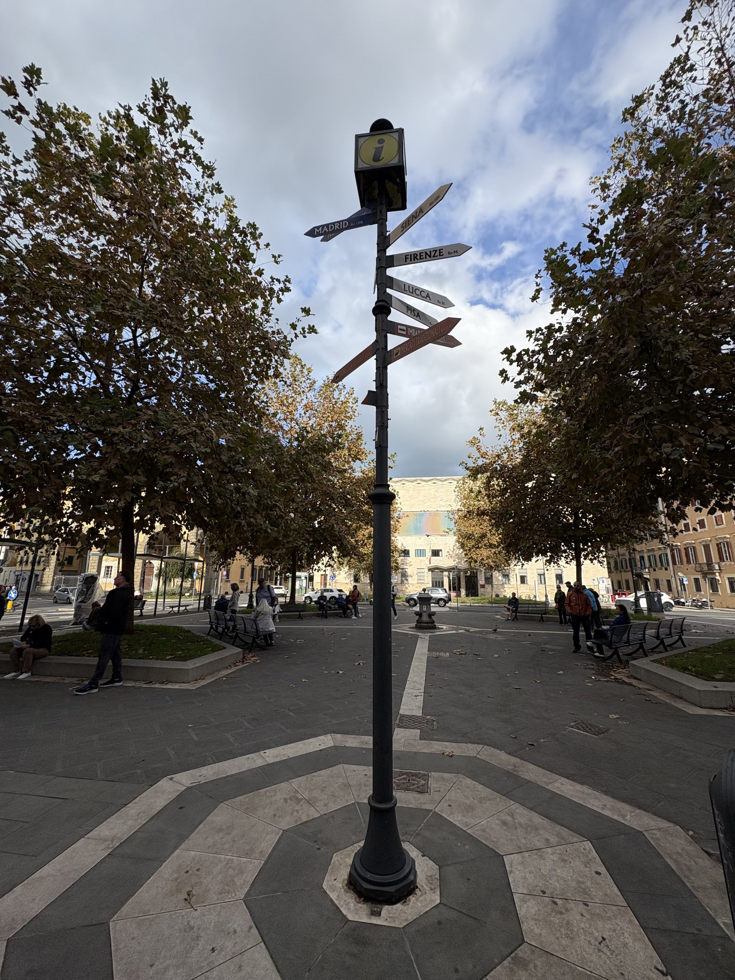 Naples, Pompeii, Liverno, Pisa