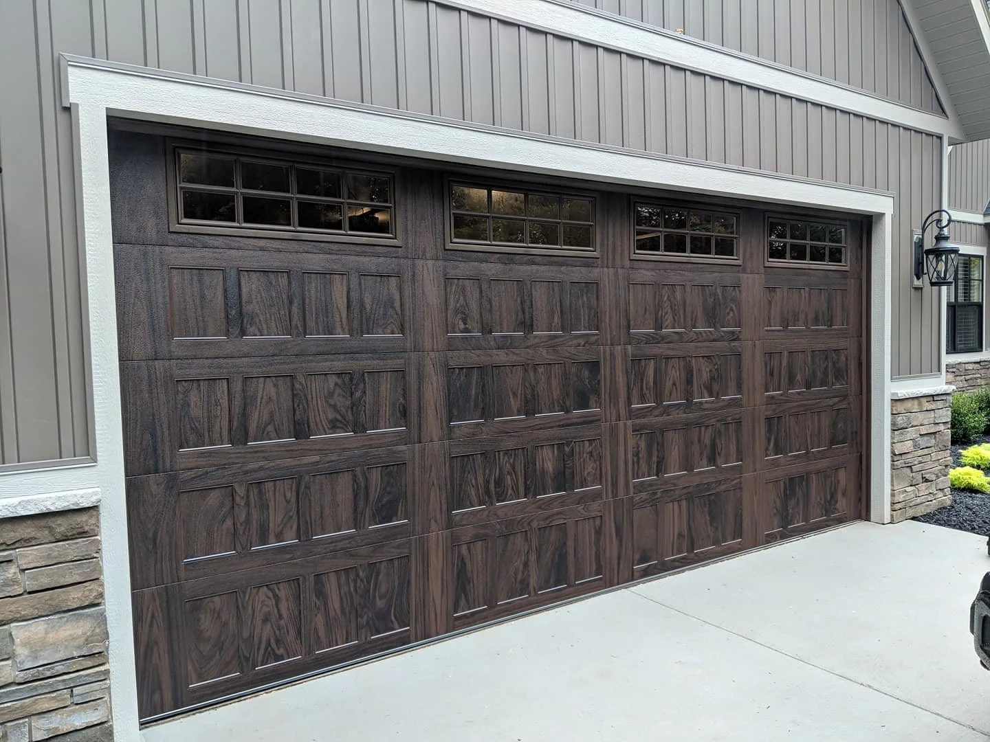 Stamped Shaker Garage Door