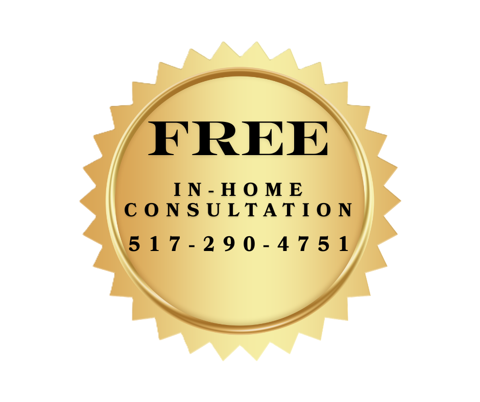 Capital Blinds & Repair offers a free in-home consultation and to call phone number 517-290-4751 to schedule.