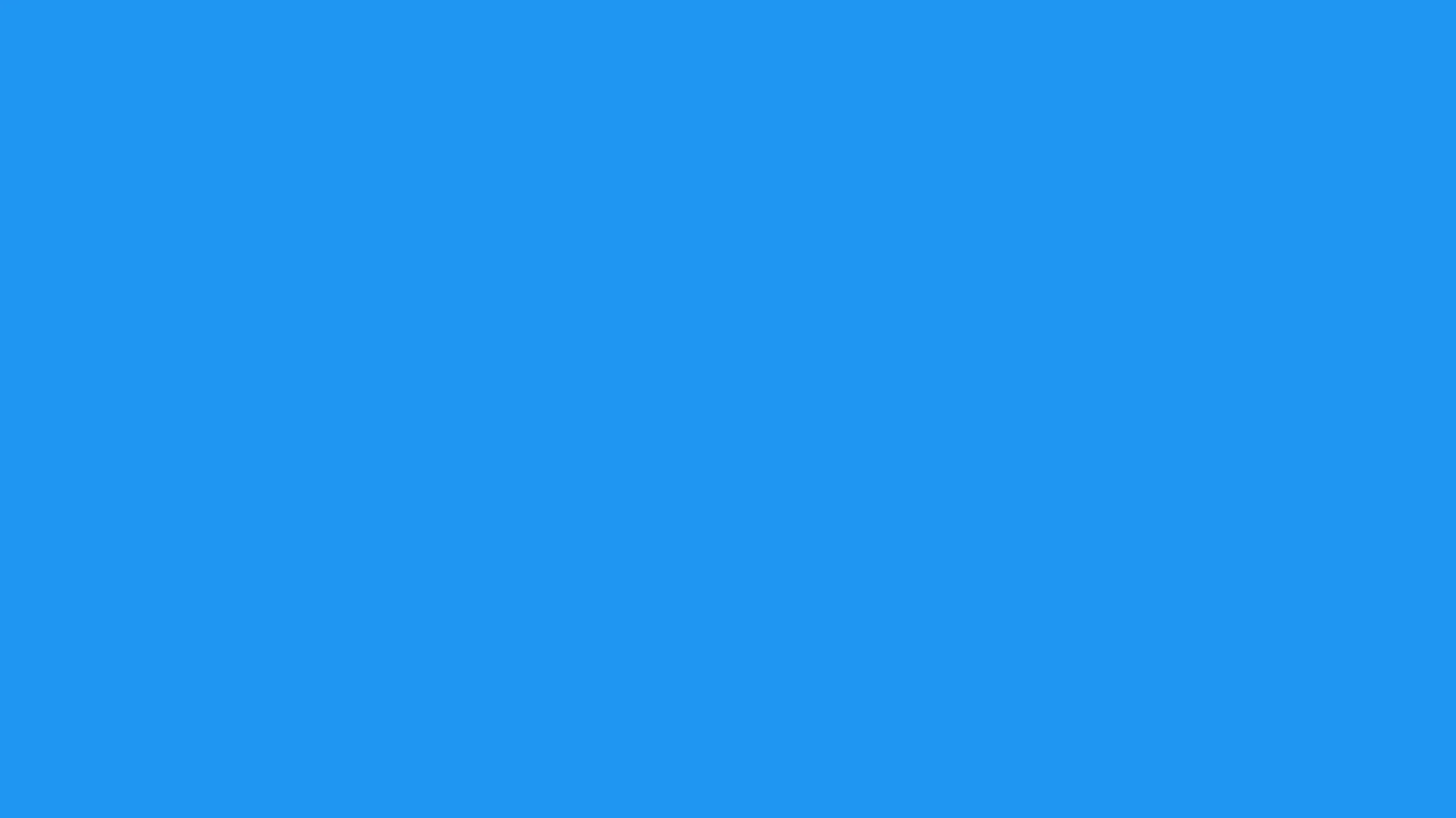 A bright blue rectangular flag with no additional symbols or text.