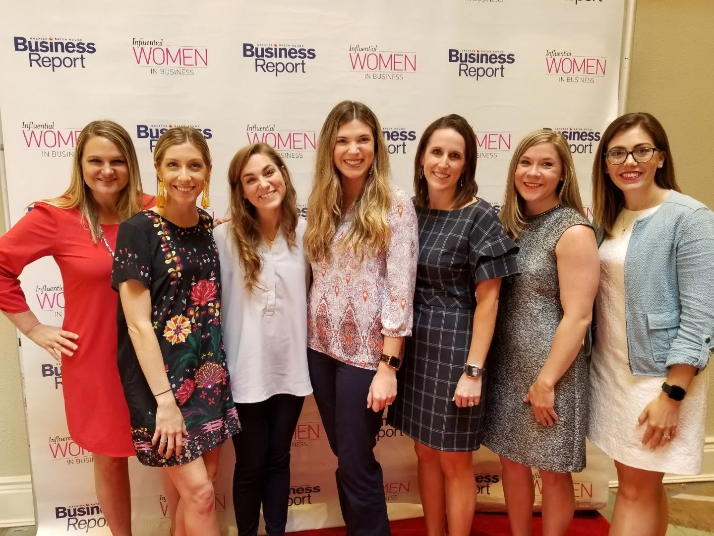 Maggie, Melissa, and a group of women from Faulk &amp; Winkler attended the GBR Business Report's Influential Women in Business Lunch which featured the 2019 Influential Women in Business Honorees