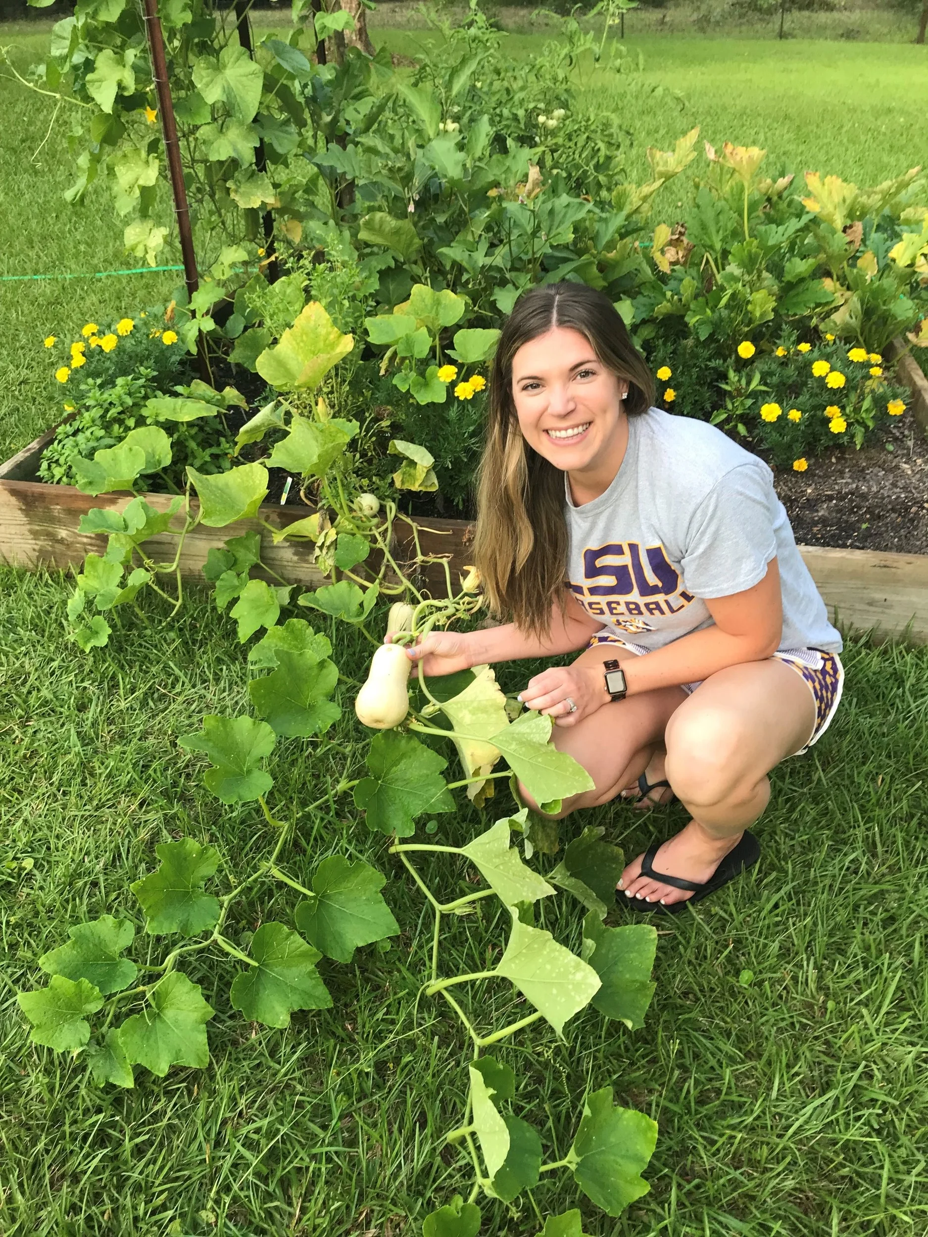 It looks like Maggie has many talents...including a green thumb! Look at her garden grow!