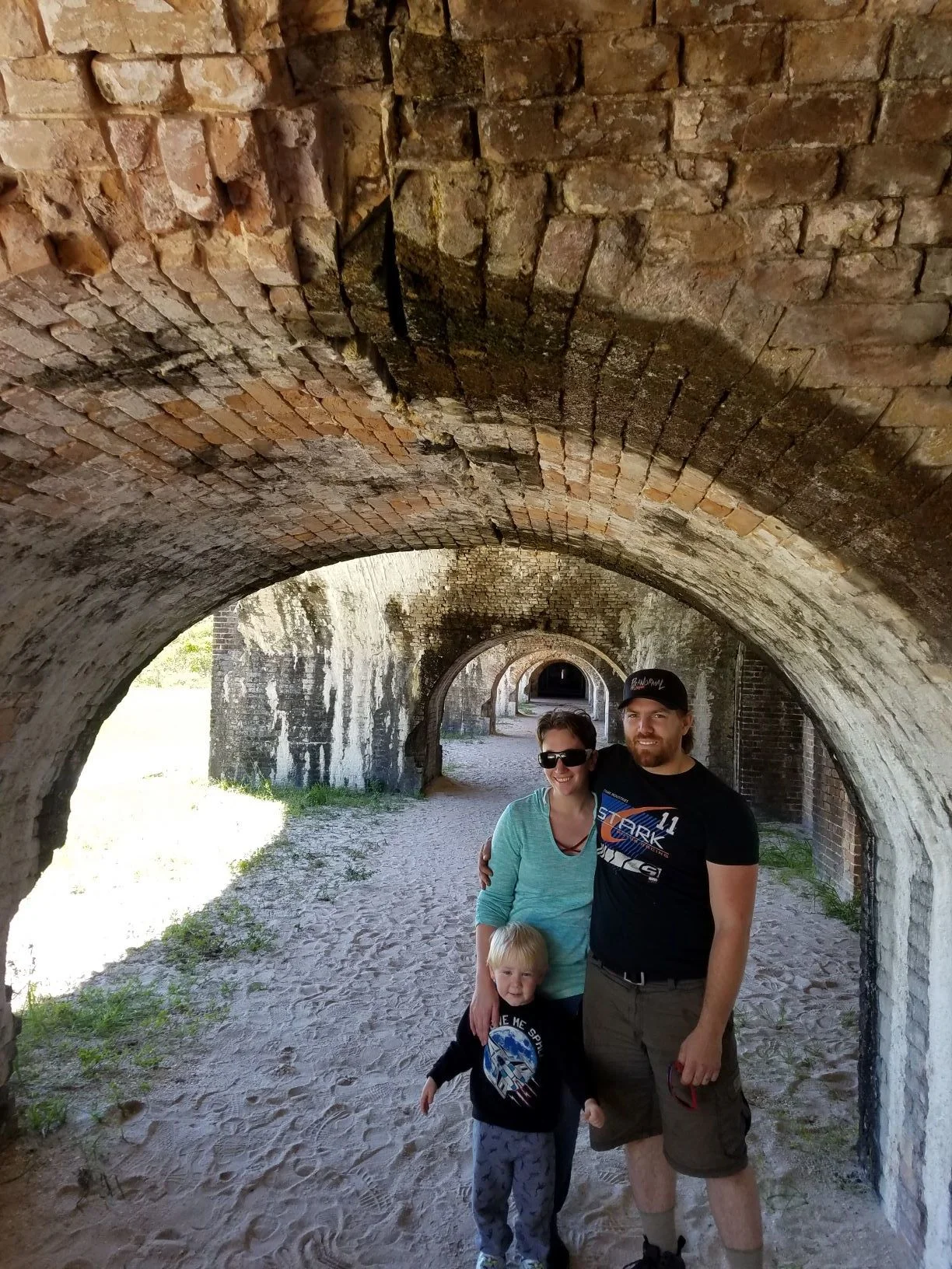 Amy and her family visited Fort Pickens in Pensacola, FL!