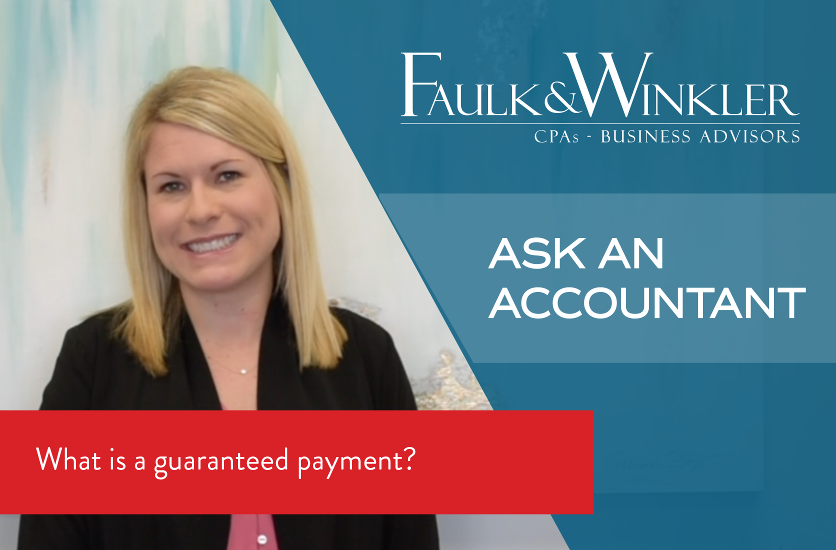 Ask An Accountant: What is a guaranteed payment?