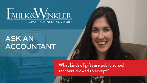 Ask An Accountant: What Kinds Of Gifts Are Public School Teachers Allowed To Accept?