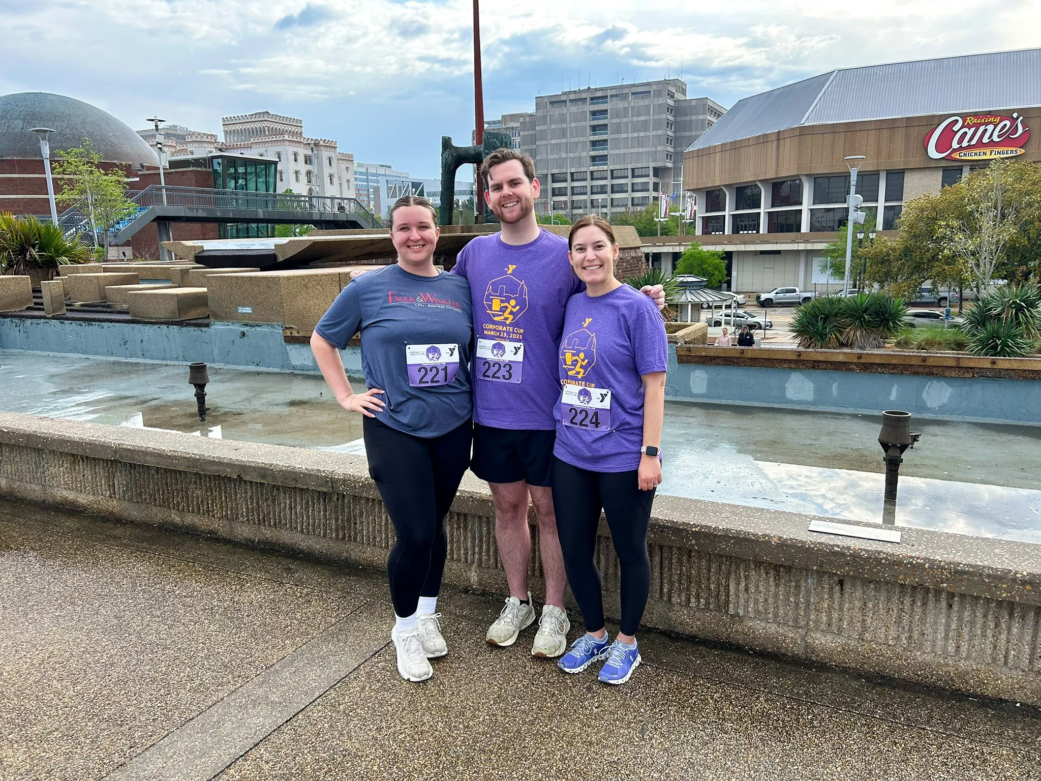 Team Members at YMCA Corporate Cup