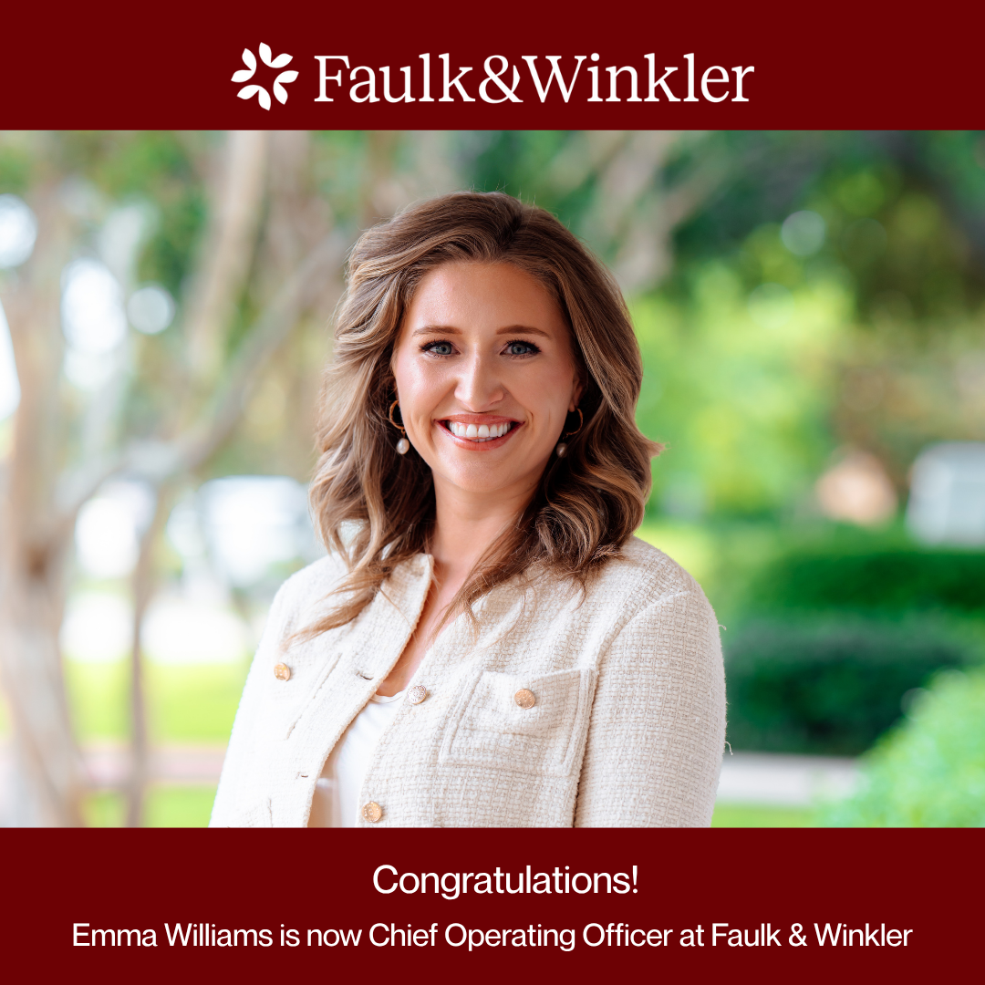 Faulk &amp; Winkler Names Emma Williams Chief Operating Officer