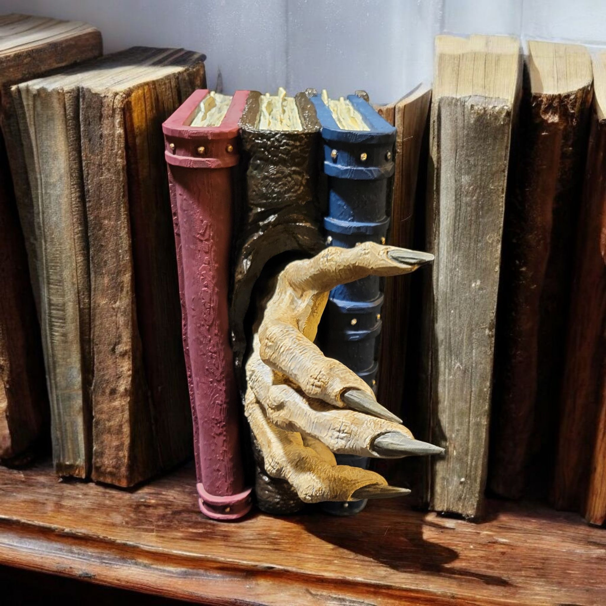 Creepy Hand Book Nook