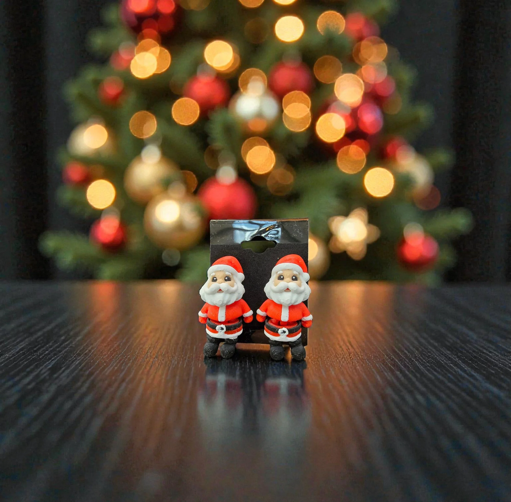 Santa Earrings