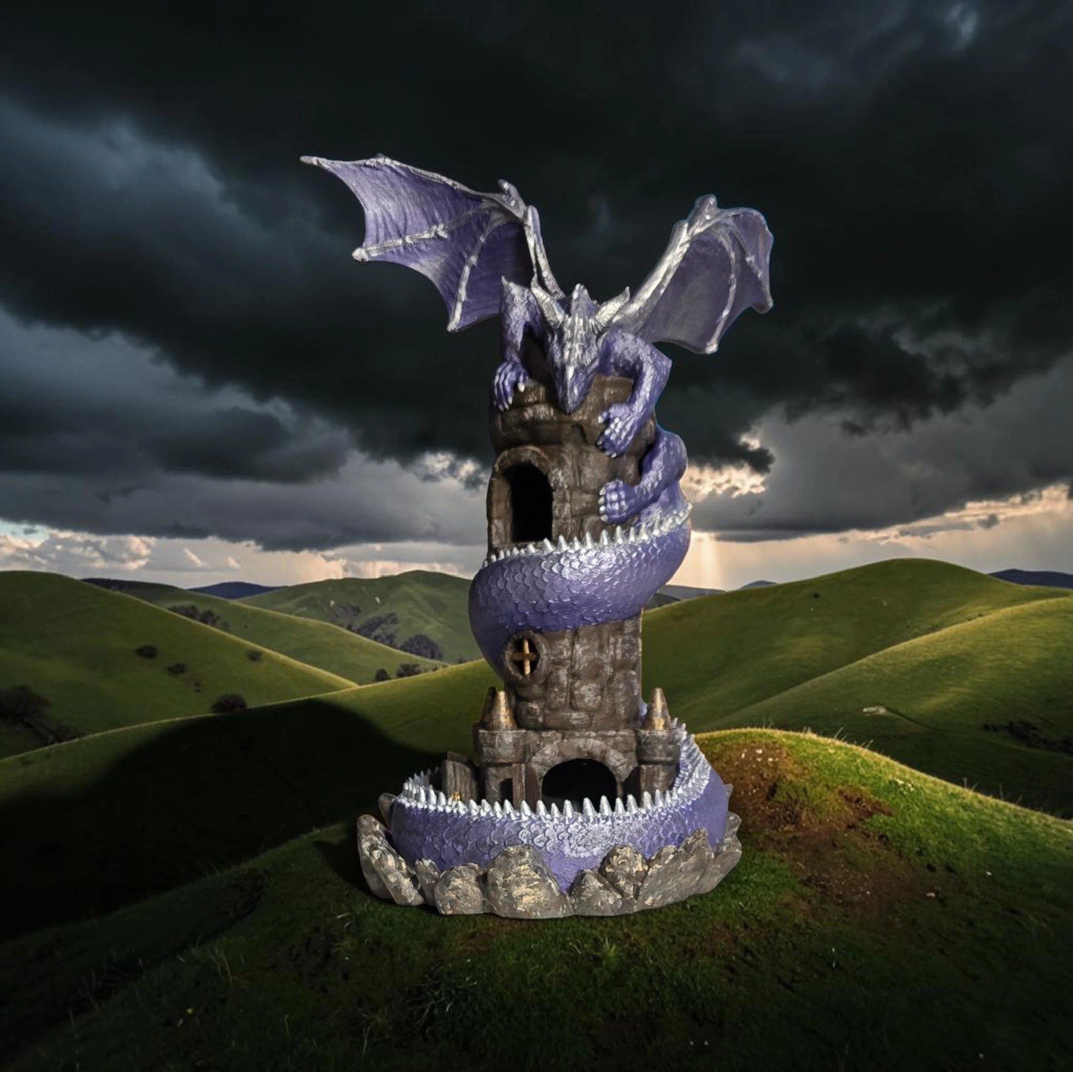 Winged Dragon on Castle Dice Tower