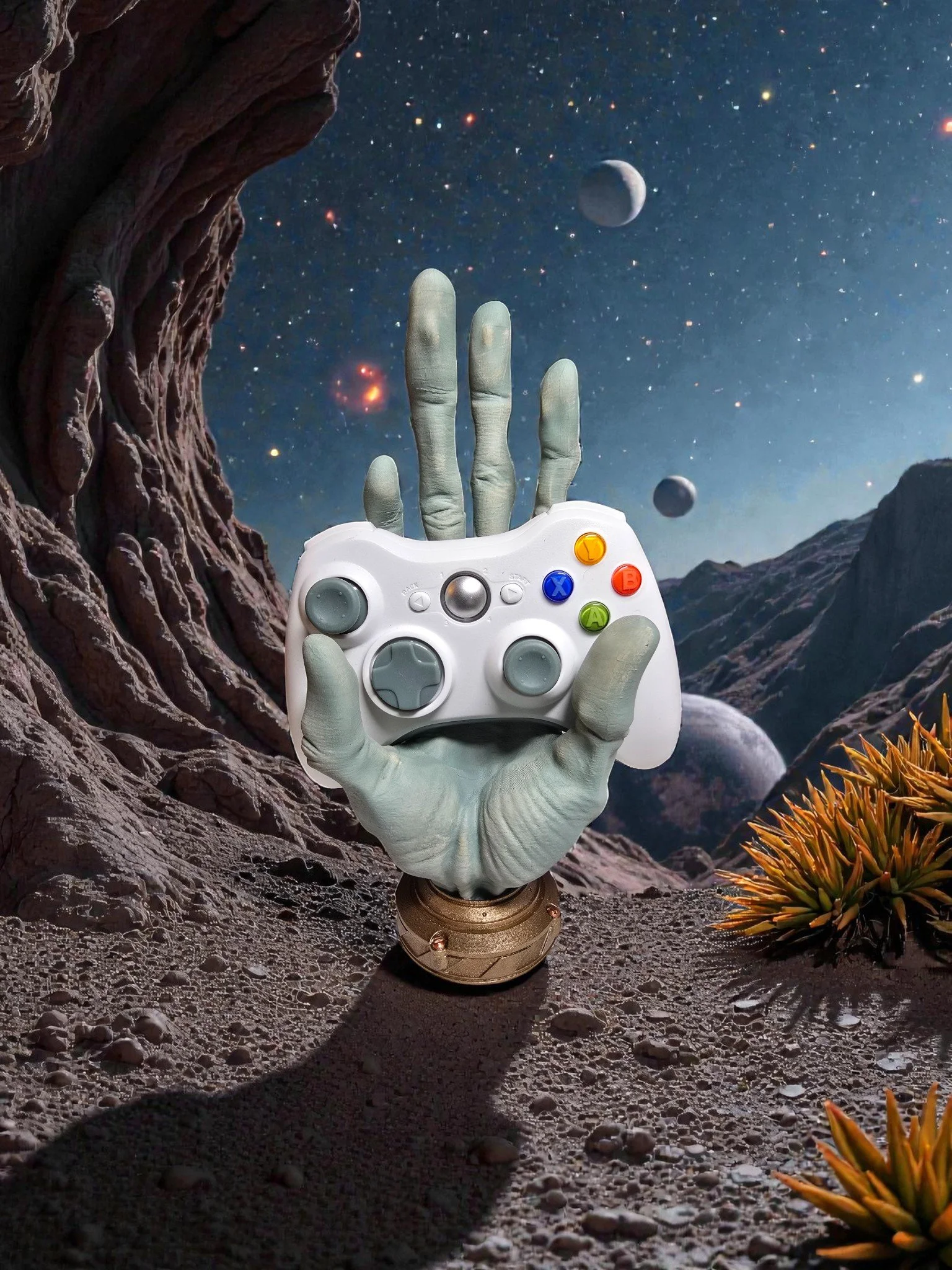 Alien Hand Gaming Controller Holder