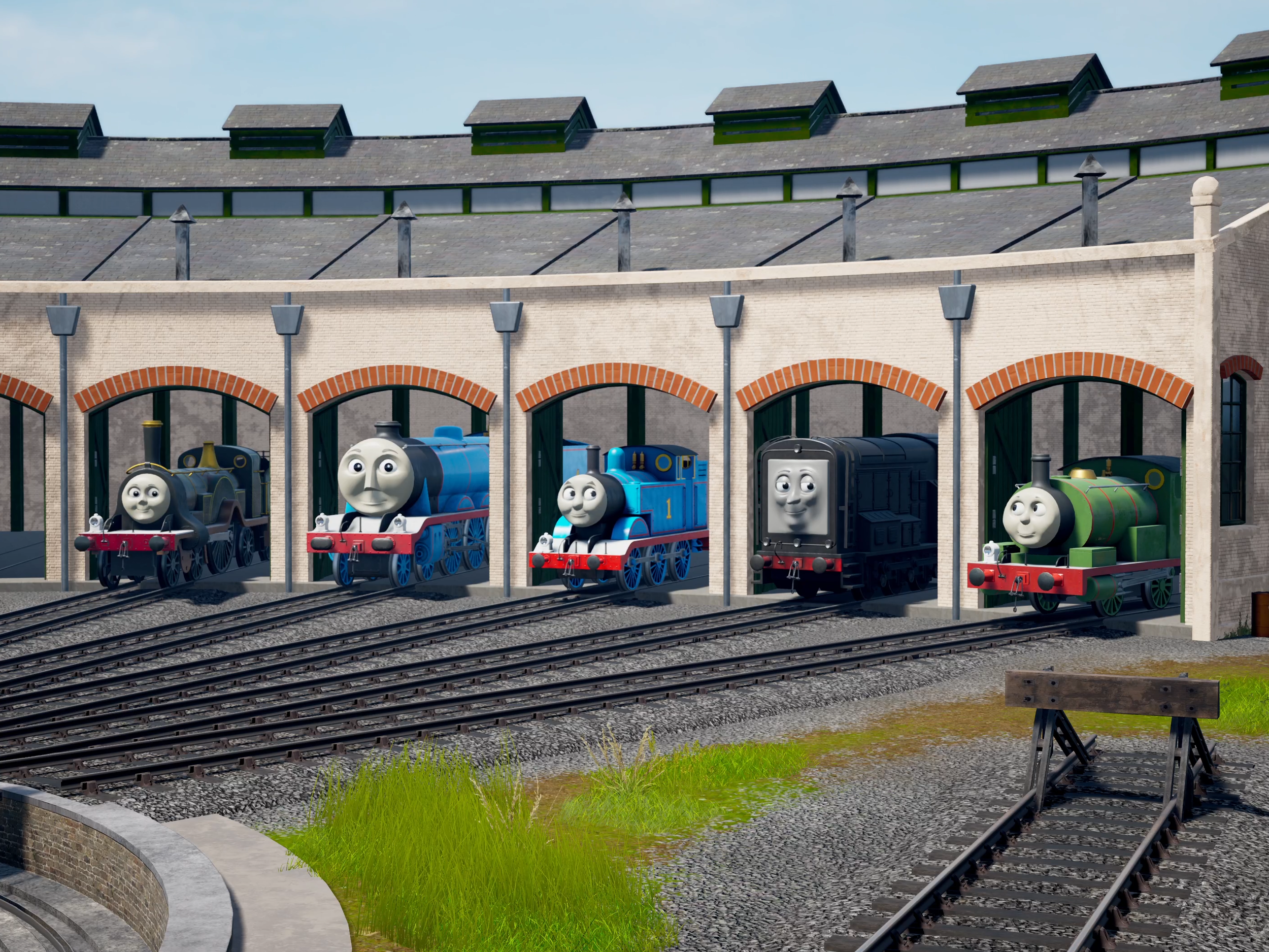 ダヴテールゲームズ＿きかんしゃトーマス™：ソドー島の不思議_ティドマス機関庫