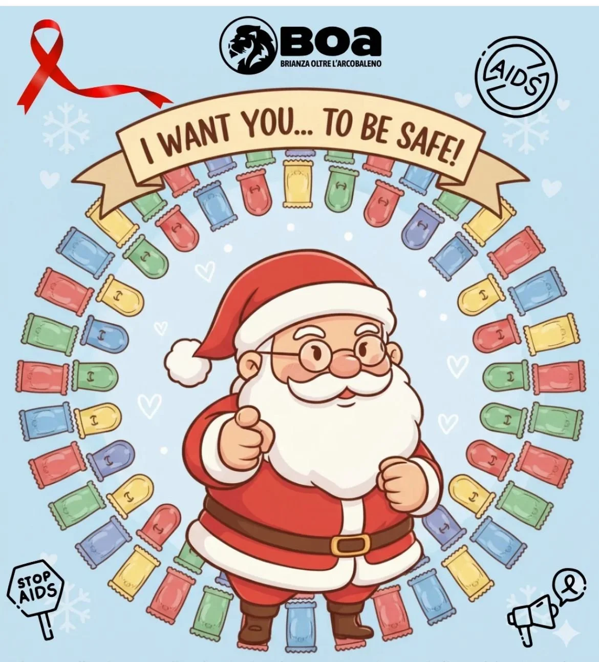 Babbo Natale della prevenzione: un gesto di cura per la Giornata mondiale contro HIV e AIDS