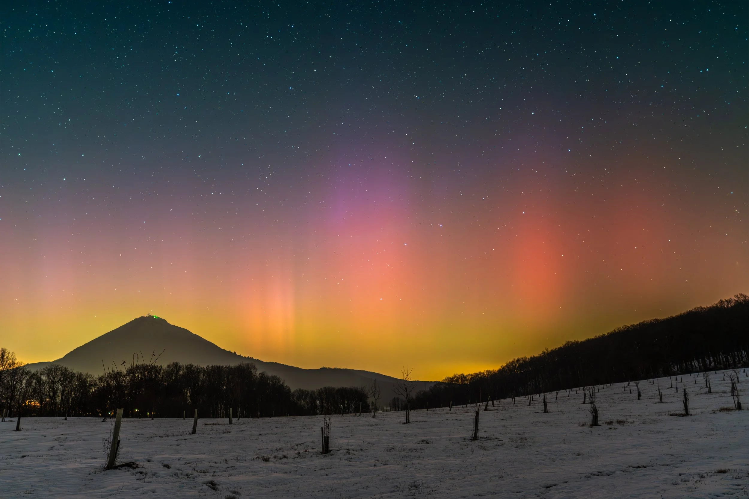 Aurora in Central Bohemia