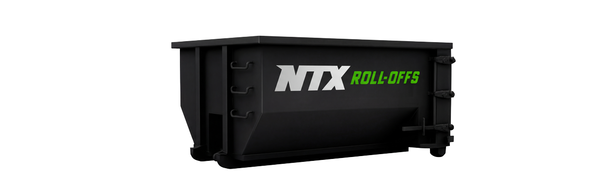 Black NTX Roll-Offs 8-yard dumpster