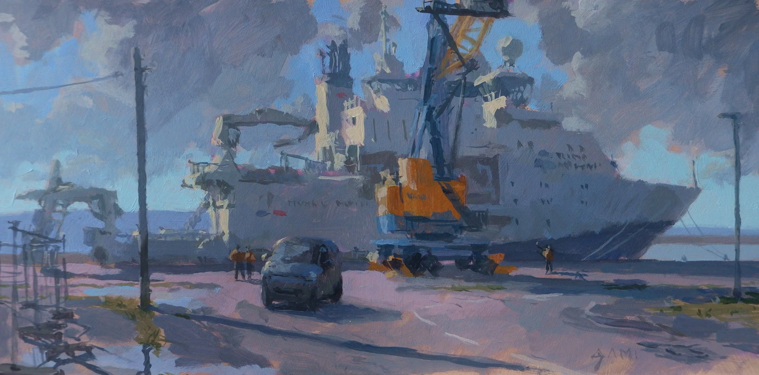 Le Pourquoi pas - 20x40cm - 180€