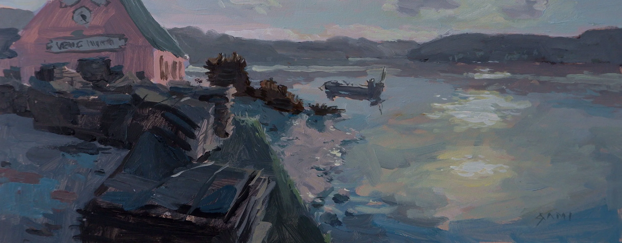 Port du Dourduff 1 - 20x50cm - 230