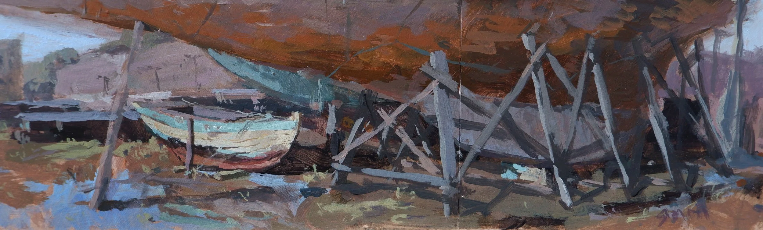  Hors de l'abri - 15x50cm - 170€