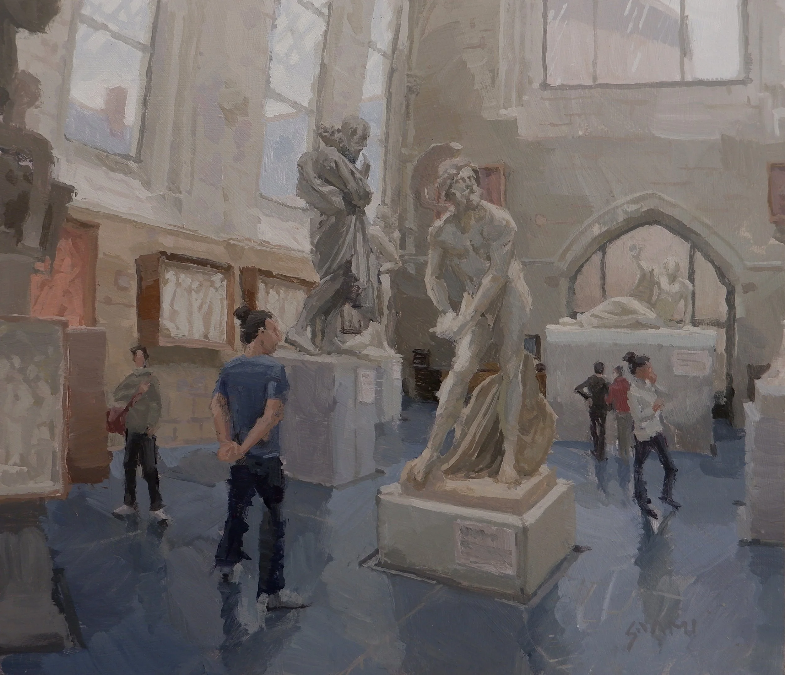 Galerie David d'Angers 5 - 35x45cm - Galerie JL Fine Art