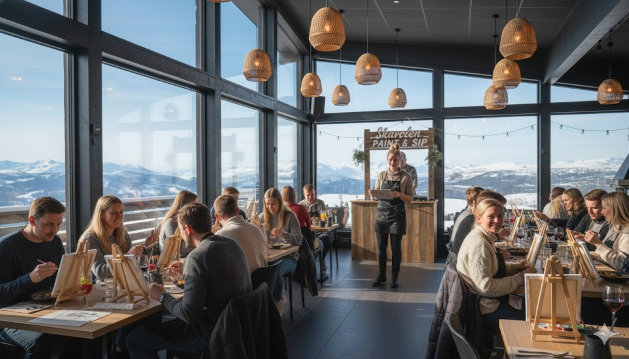 Paint &amp; Sip med Morten Kveen