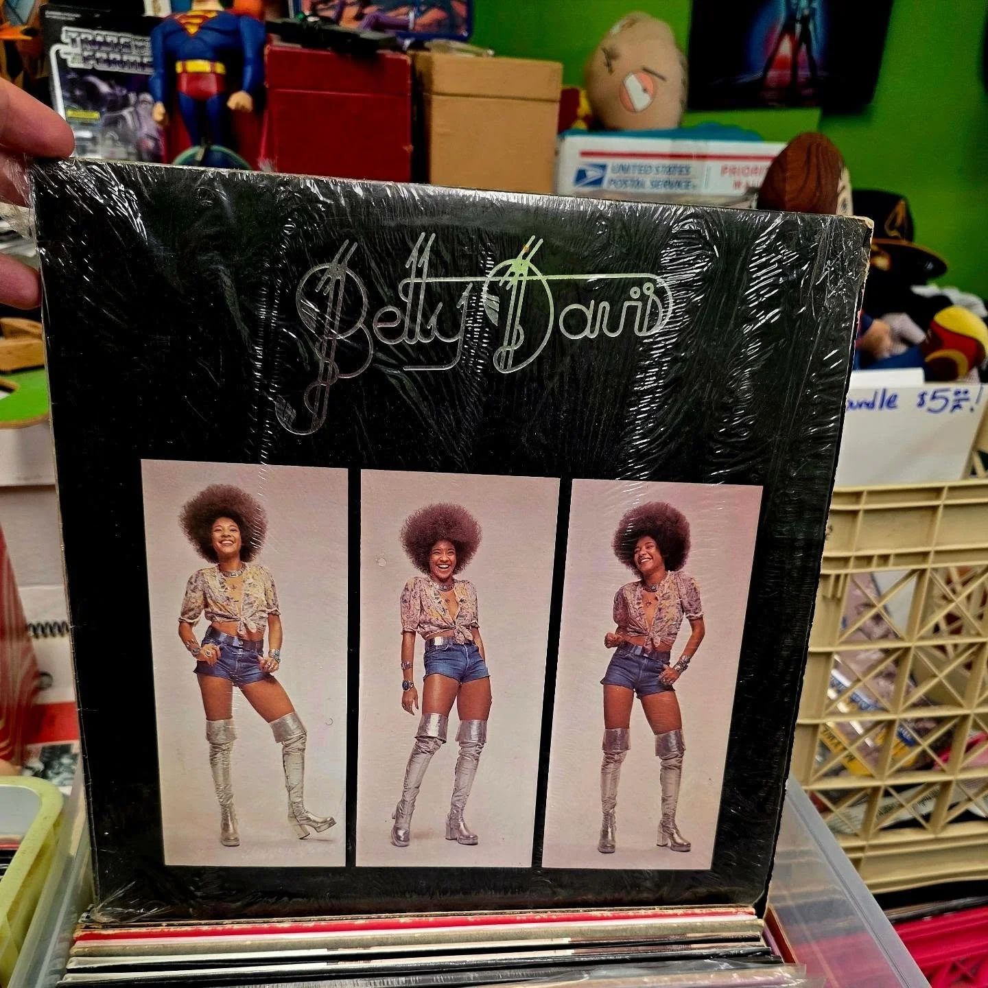 *SOLD* MS Betty Davis ! So much history here and with this artist, if you are looking for a better than average copy I got you on this one  VG++ vinyl and cover still in the shrink, OG press, $80 , thank you