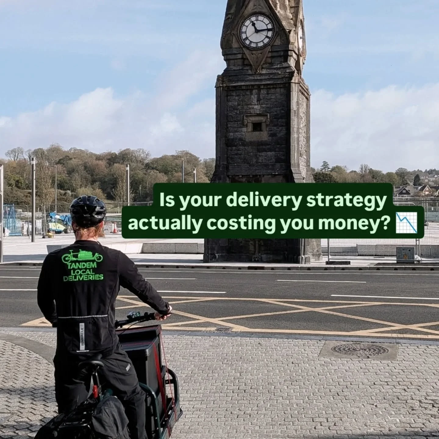 Focus on what you do best for your business. Leave the traffic and logistics to us 📦 

 🔗 Click link in our Bio to partner with Tandem today 🤝 

#Waterford #UrbanLogistics #suppportlocal #EcoCourier  #WaterfordBusiness