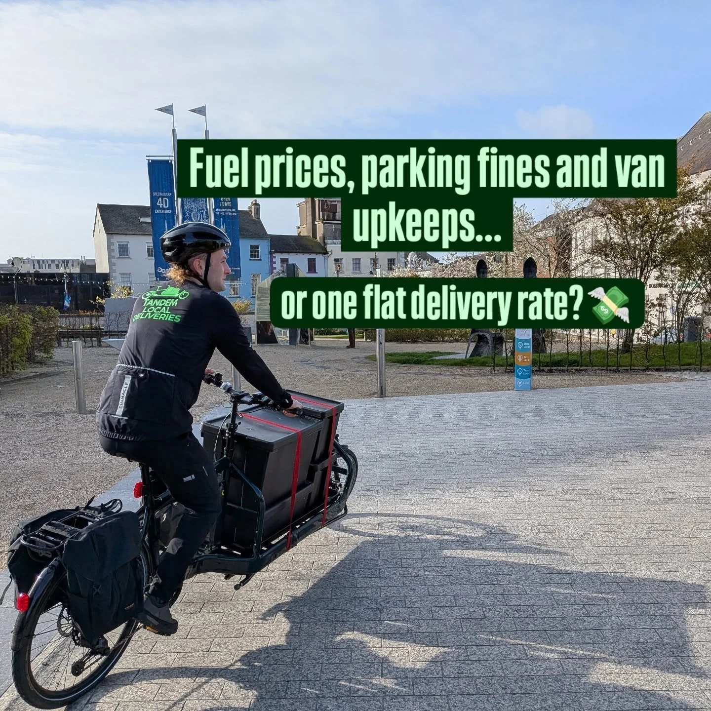 ​Let&rsquo;s do the math. Running a delivery van in Waterford means:

⛽ Constantly fluctuating fuel costs
🔧 Wear and tear / unexpected mechanic bills
🛑 Parking headaches and potential fines

​It adds up fast, cutting straight into your profit margi