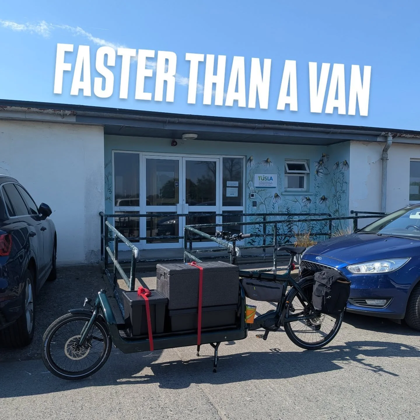 ​Who needs a van when you&rsquo;ve got two wheels and an electric motor? 🚴&zwj;♂️💨
​The fastest door-to-door delivery in Waterford, hands down.
​#WaterfordCity #waterford #CourierService #SameDayDelivery