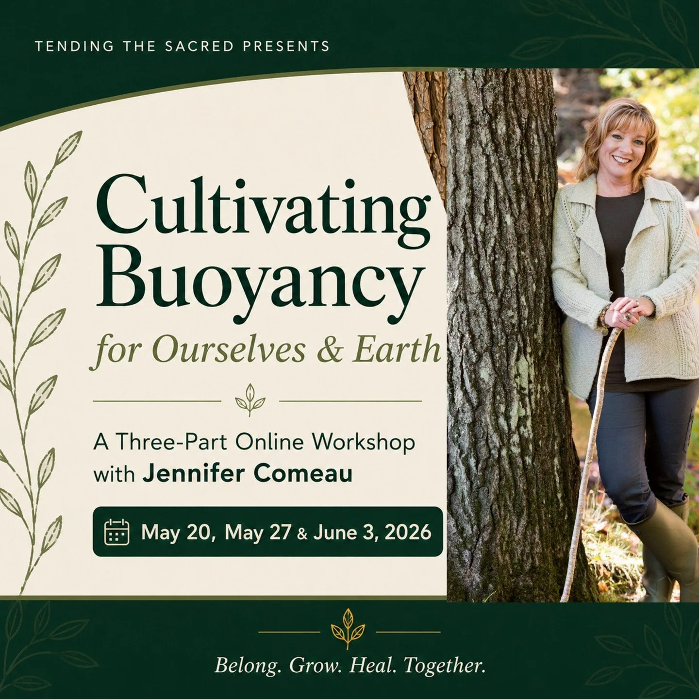 Part One of Cultivating Buoyancy happened last night, and something quiet and real took place in that room.⠀
⠀
To everyone who joined &mdash; thank you. For showing up, for bringing your full self, for being willing to sit with what&rsquo;s hard with