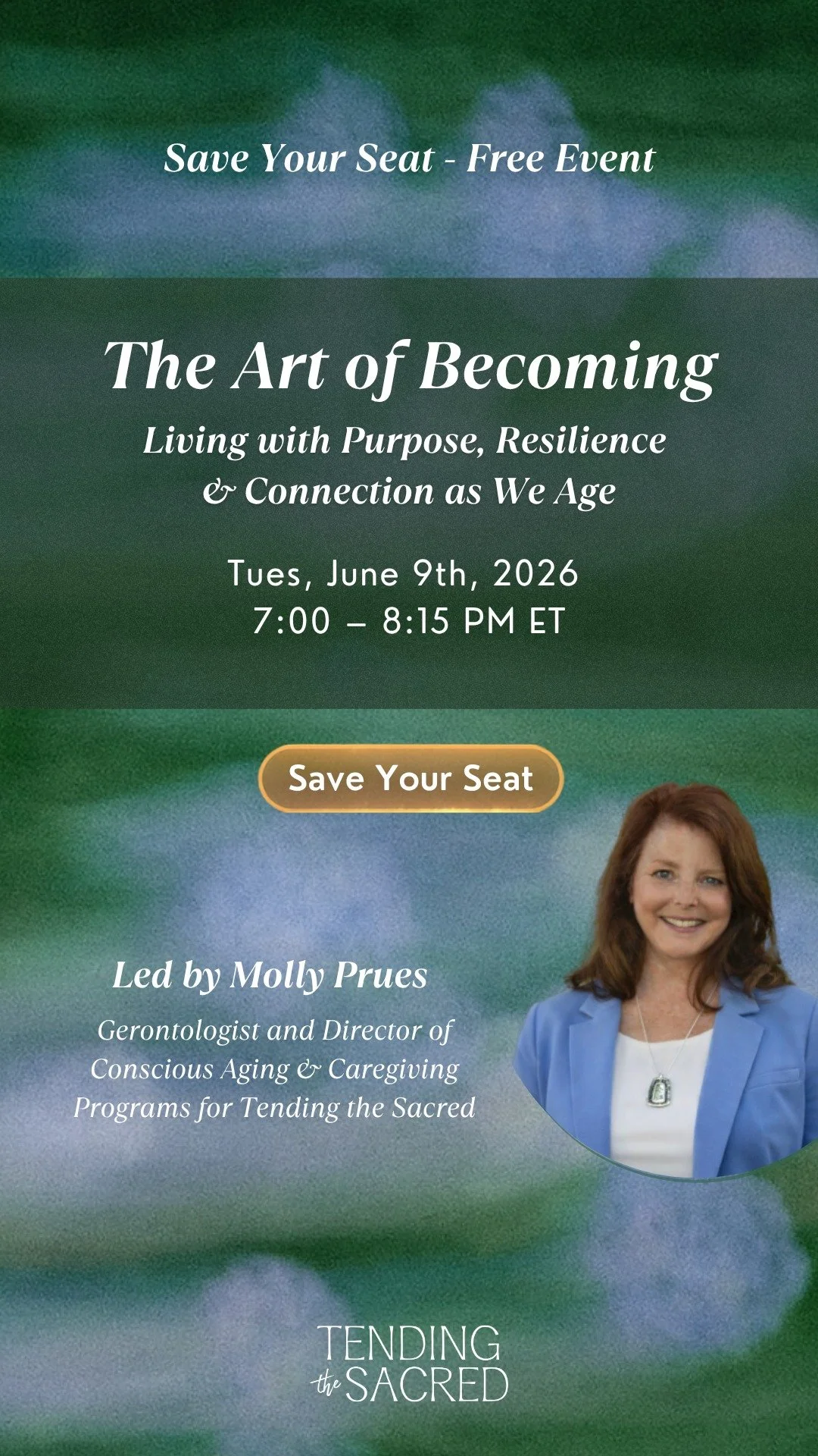 No fixing. No having it all figured out. Maybe even some looking forward!

Just an evening to pause and reflect &mdash; with Molly Prues and a community of people asking the same questions you are.

The Art of Becoming | June 9 | Free | Link in bio. 