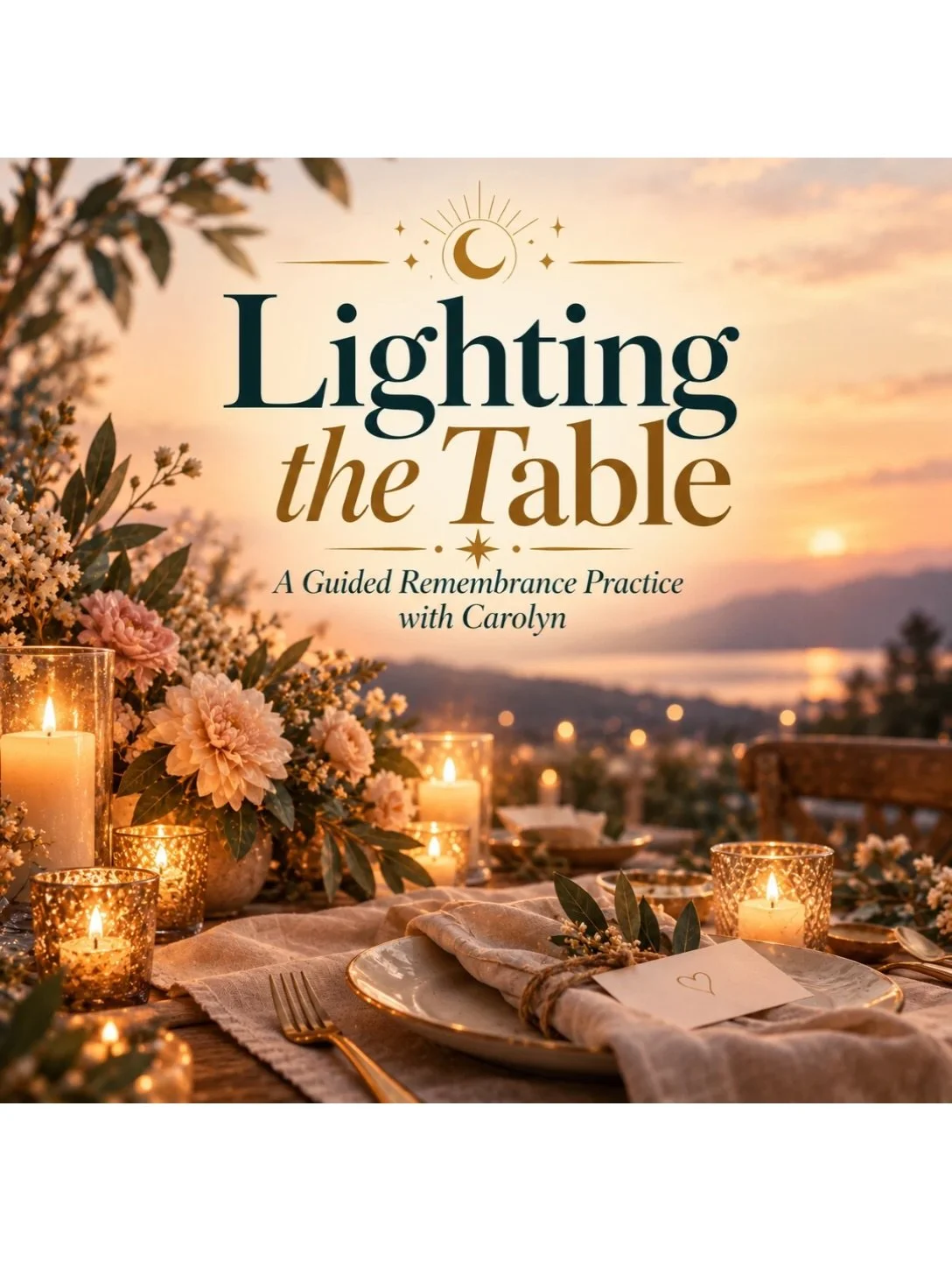 At the Threshold: A Gathering of Remembrance
Sometimes you want to remember with other people. To speak a name, hear another person&rsquo;s story, or simply be somewhere your love and grief have room to breathe.

Join Carolyn and the Tending the Sacr