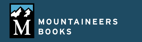 Mountaineers Books logo with mountain peaks and text