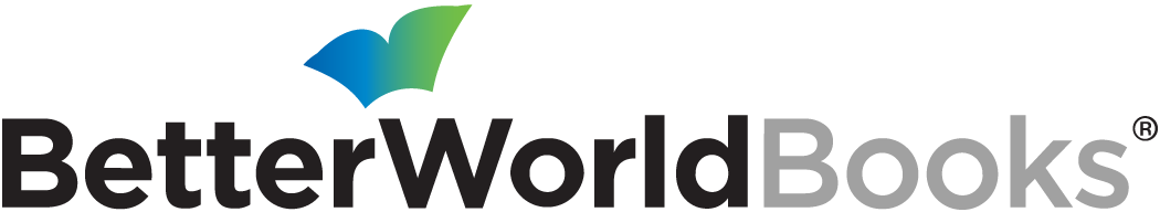 Better World Books logo with a stylized open book in blue and green above the text.