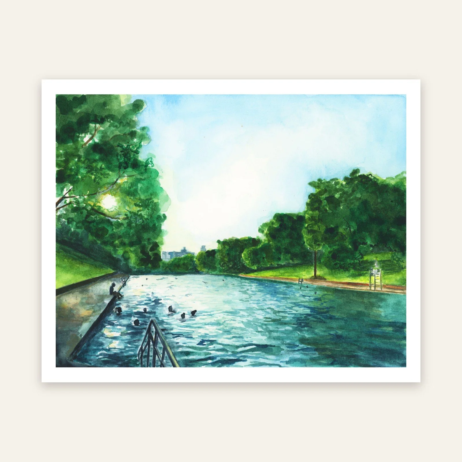 Barton Springs Print