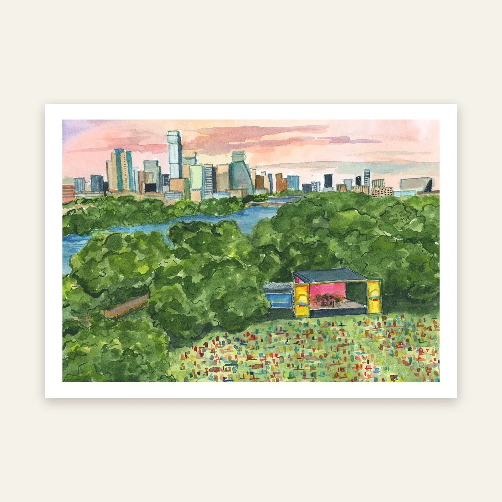 Zilker Festival Print
