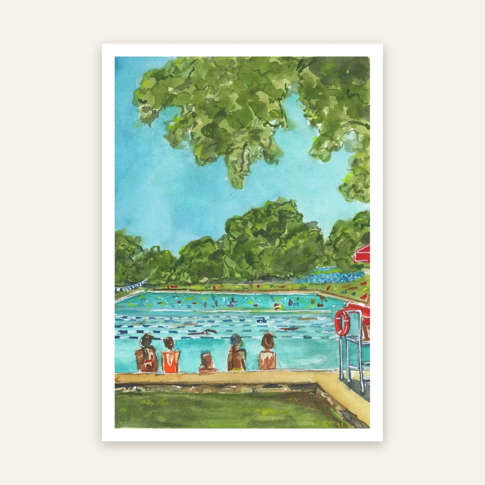 Deep Eddy Pool Print