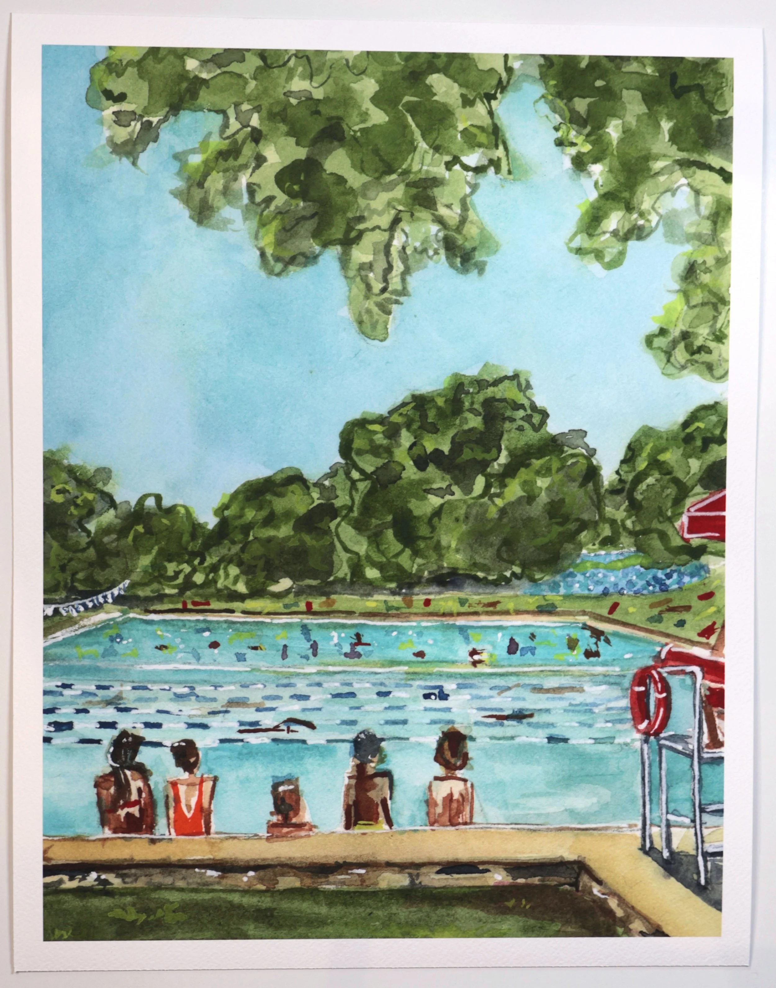 Deep Eddy Pool Print