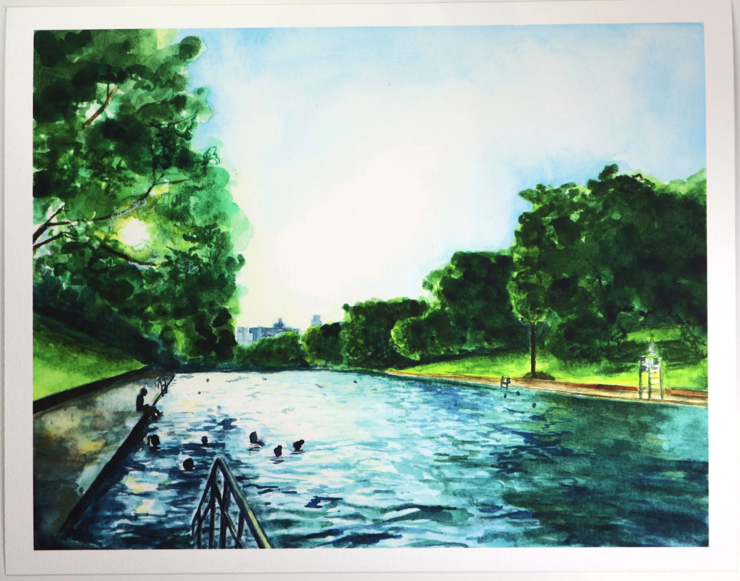 Barton Springs Print