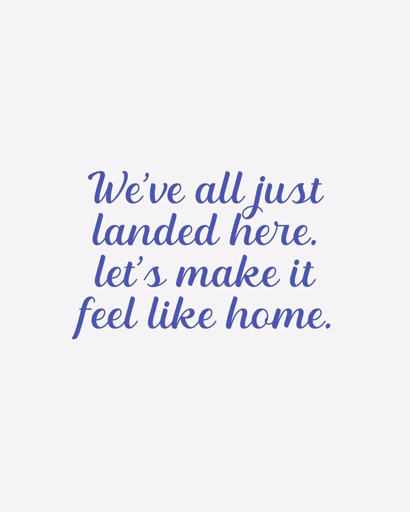 Let&rsquo;s make it home. 🏡