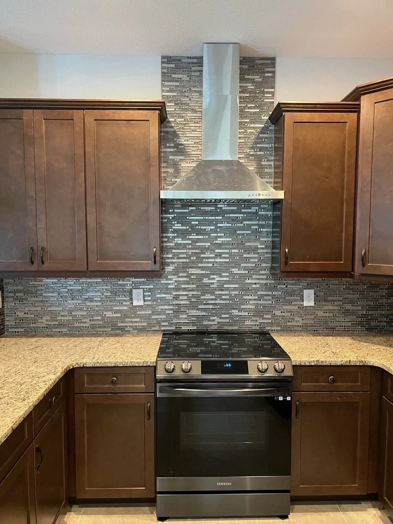 Glass Mosaic Kitchen Backsplash