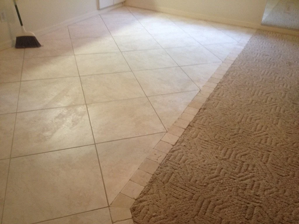 Diamond Stacked 24x24 Tile Floor