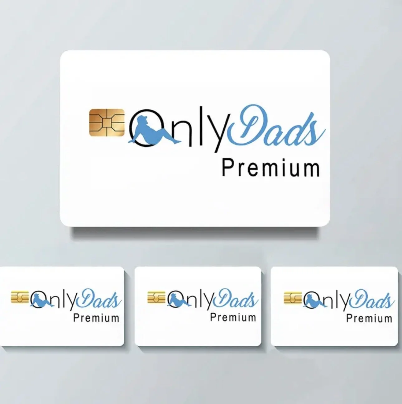 “Only Dads” Credit / Debit Card Cover Decal - PREORDER