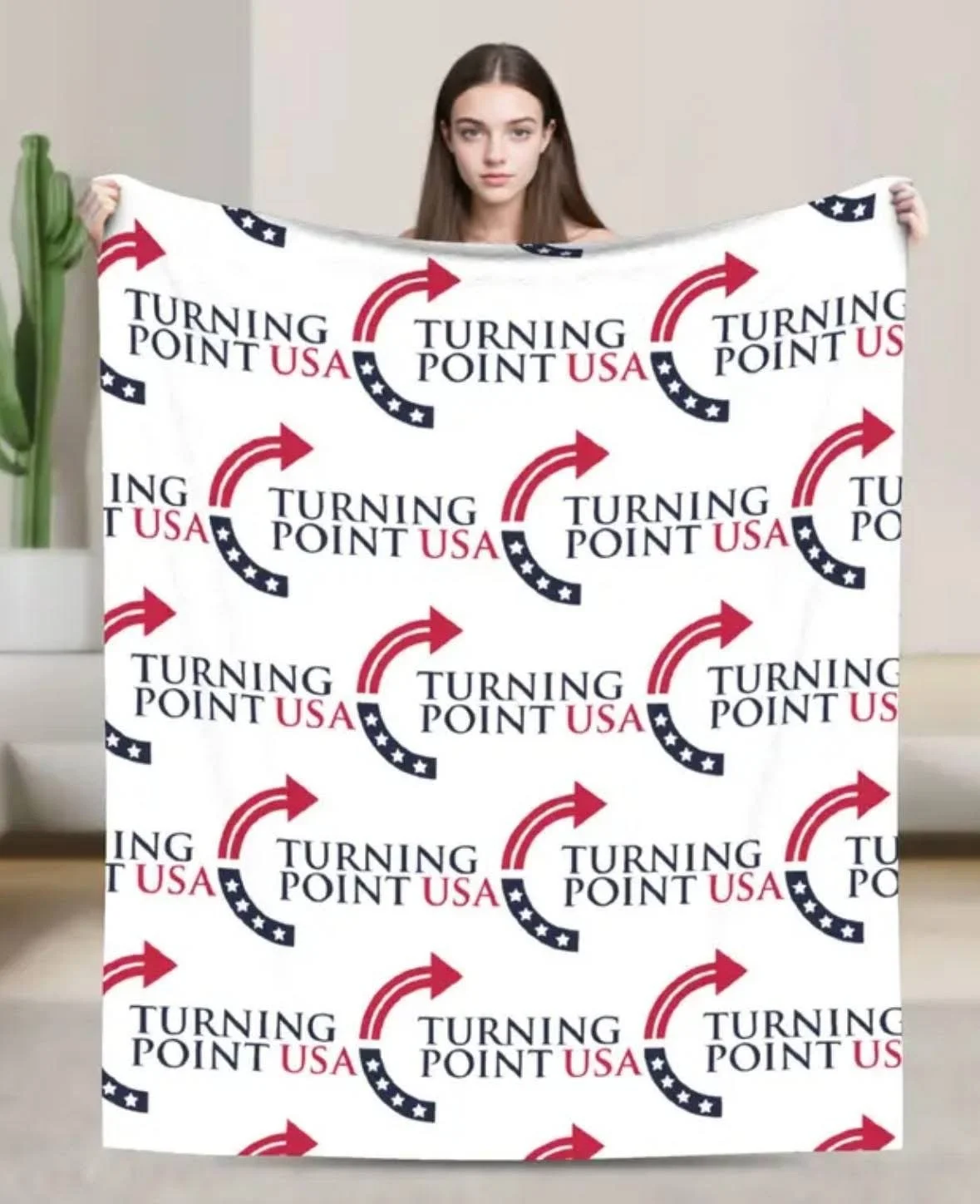 Turning Point USA Throw Blanket