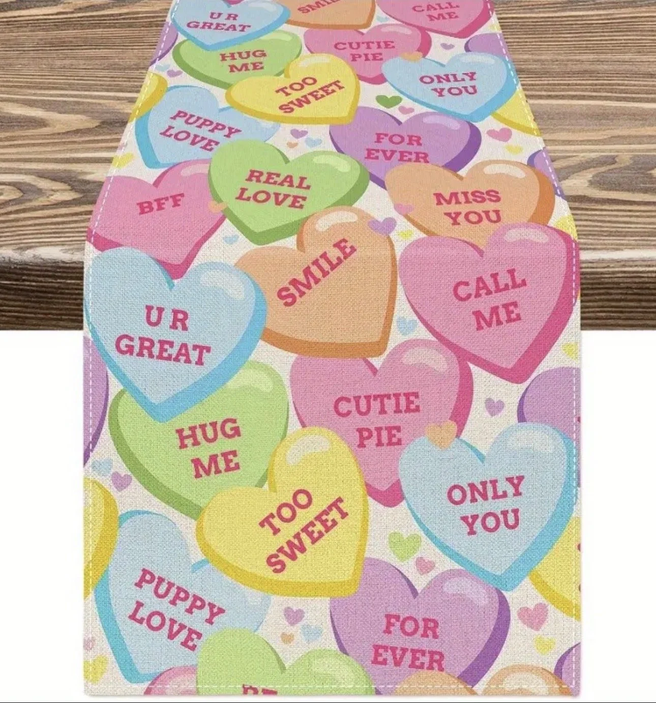 Candy Heart Table Runner - PREORDER