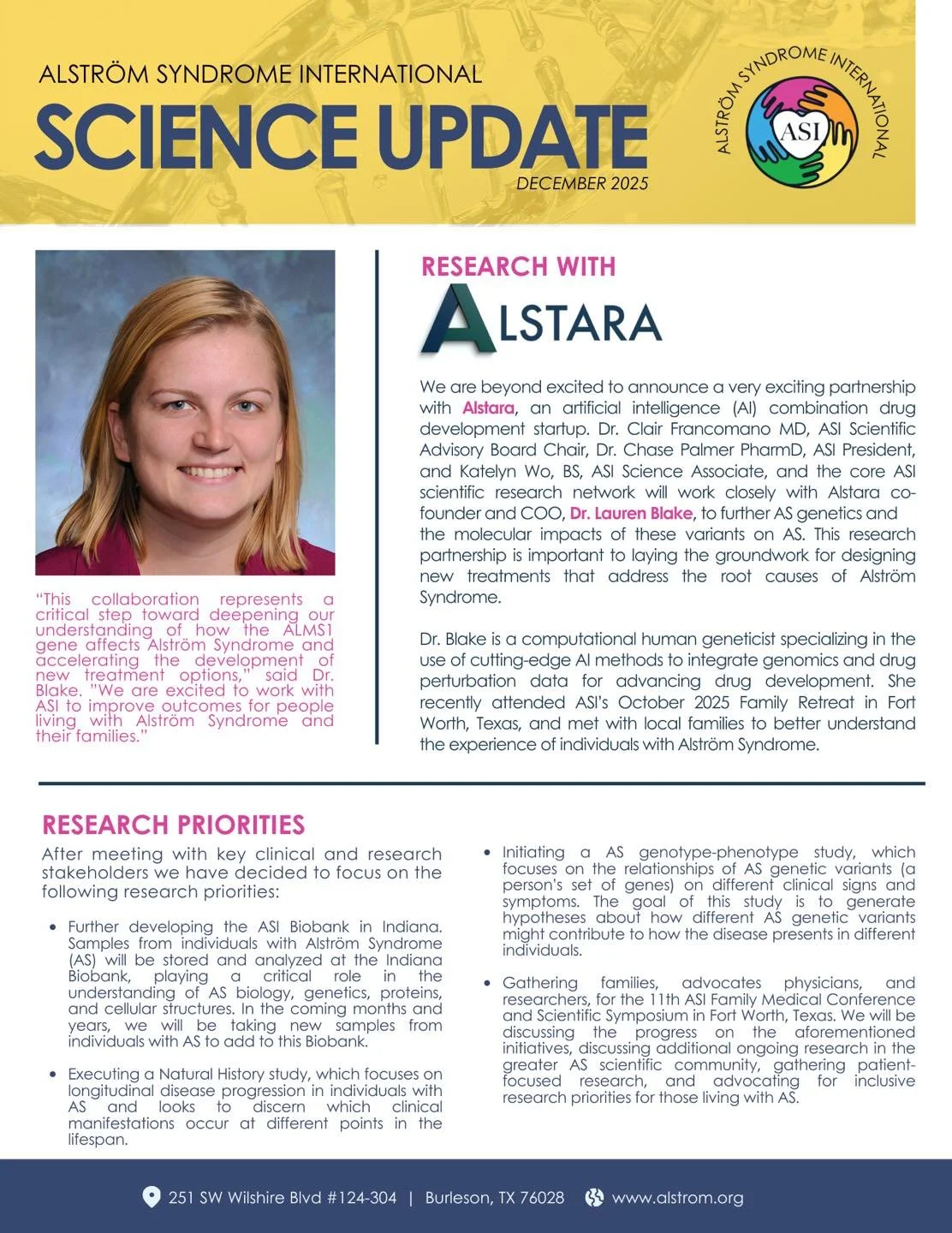 Research &amp; Science Update